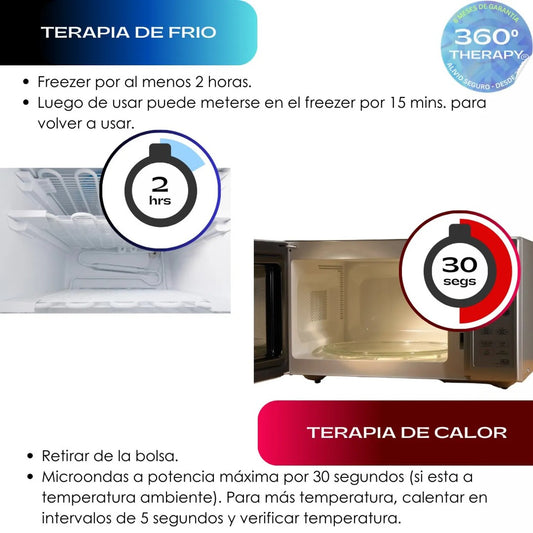 Gorra Terapéutica Frío/Calor Vida360®  Alivio Natural de Migrañas